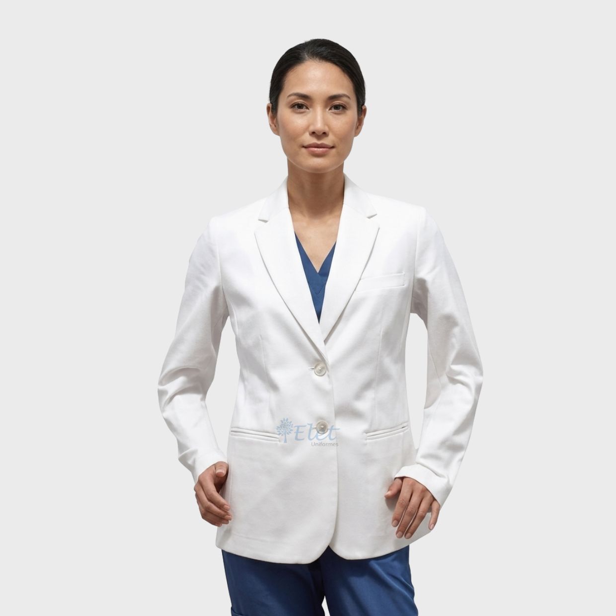 Saco Médico Mujer Clásico  Polistel Grueso