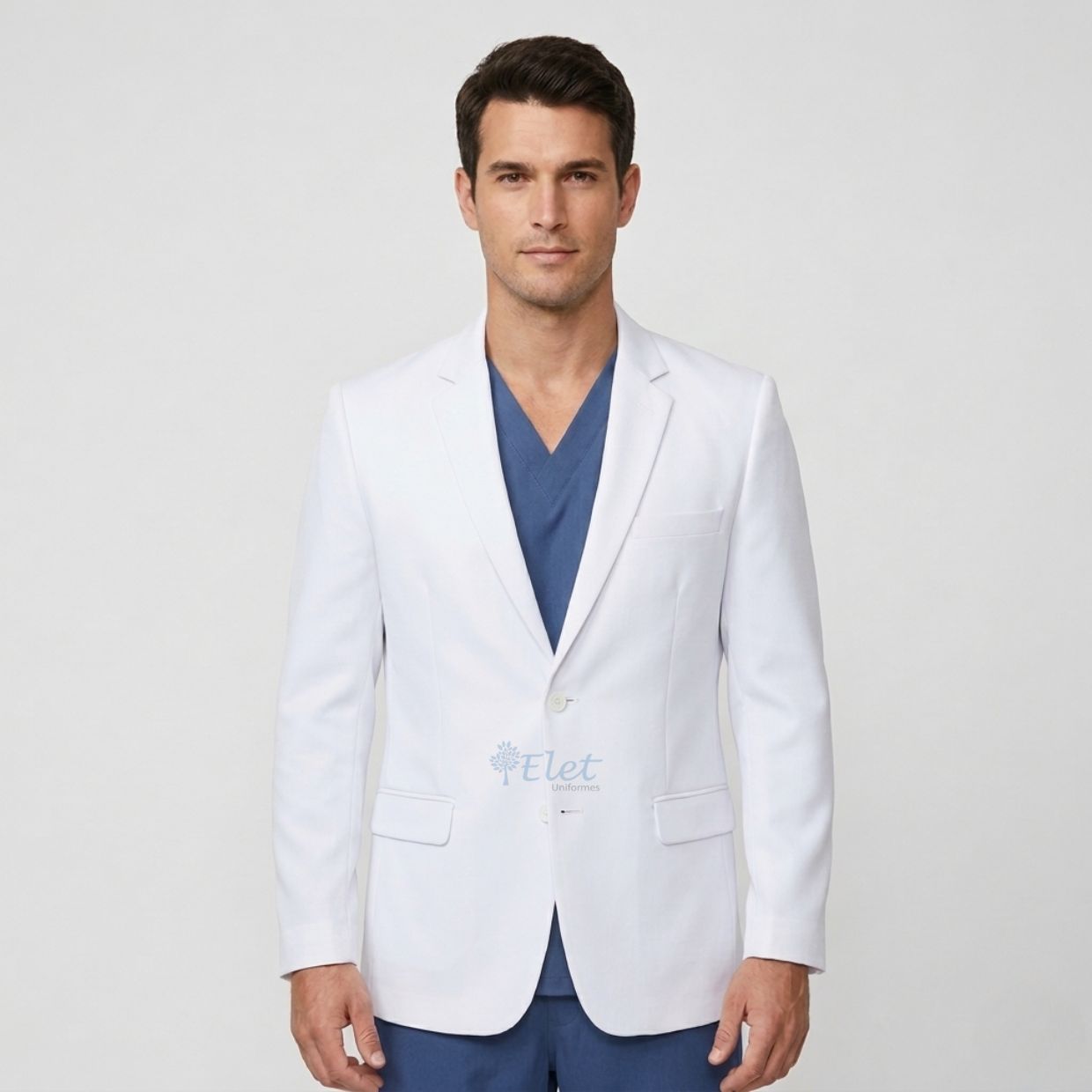 Saco Médico Hombre Art| Blanco